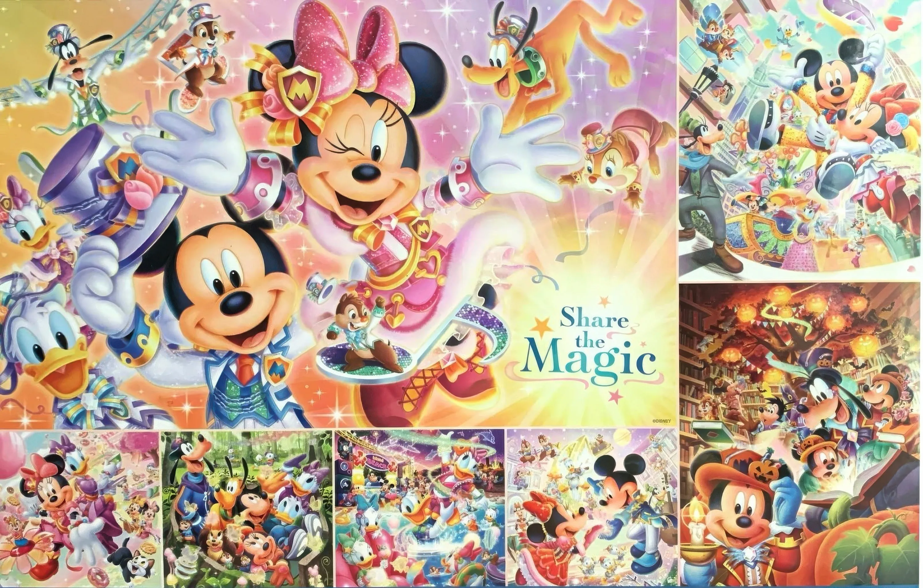 Movie Object Disneyland DSJ10-75467??Share the Magic??1000 Pieces Jigsaw Puzzle