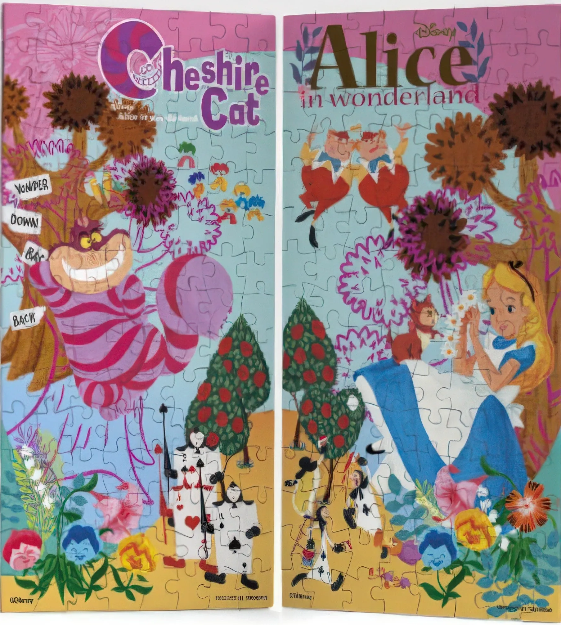 Famous Scientist Yanoman 2300-04??Alice in Wonderland??120 Multipack 2 Jigsaw Puzzle
