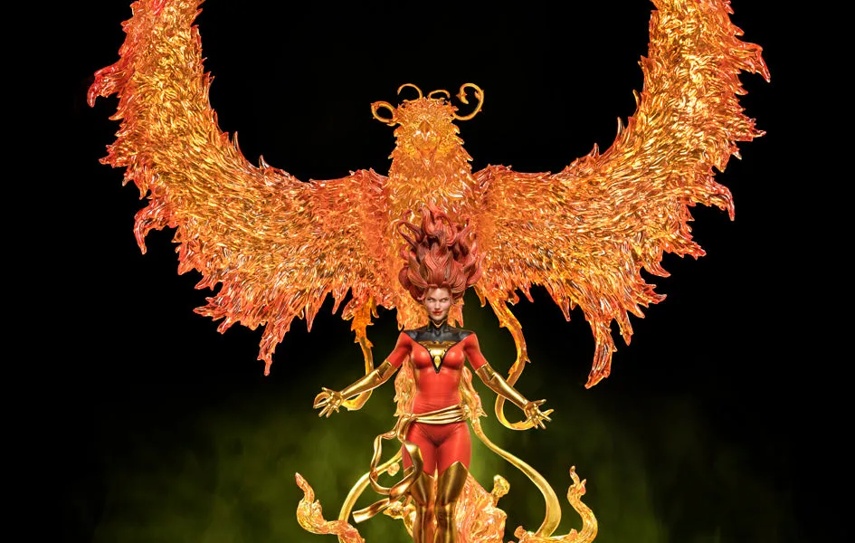 Dark Phoenix DELUXE 1/10 Scale Statue Superhero Item Chibi Art