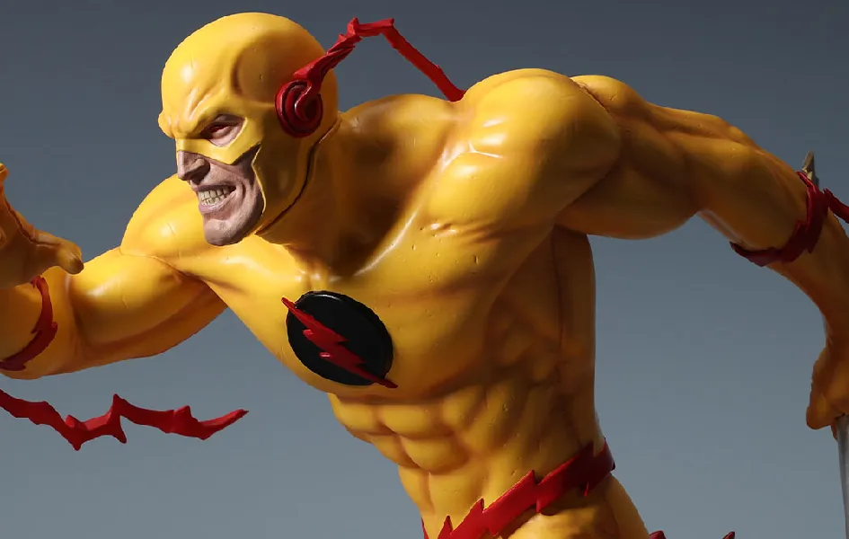 Living room Flying Pose Reverse Flash 1/6 Scale Statue - Classic