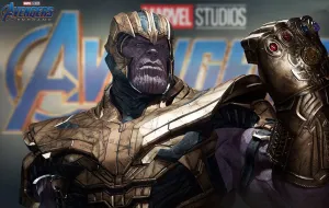 Thanos With Gauntlet Life-Size 1:1 Bust Glow In Dark