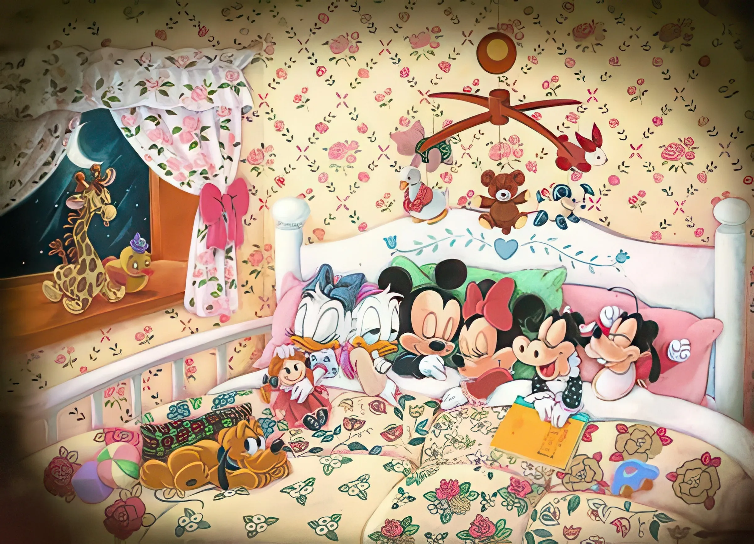 Ancient Sculpture Museum Replica Tenyo D-500-314??Goodnight Babies??500 Pieces Jigsaw Puzzle