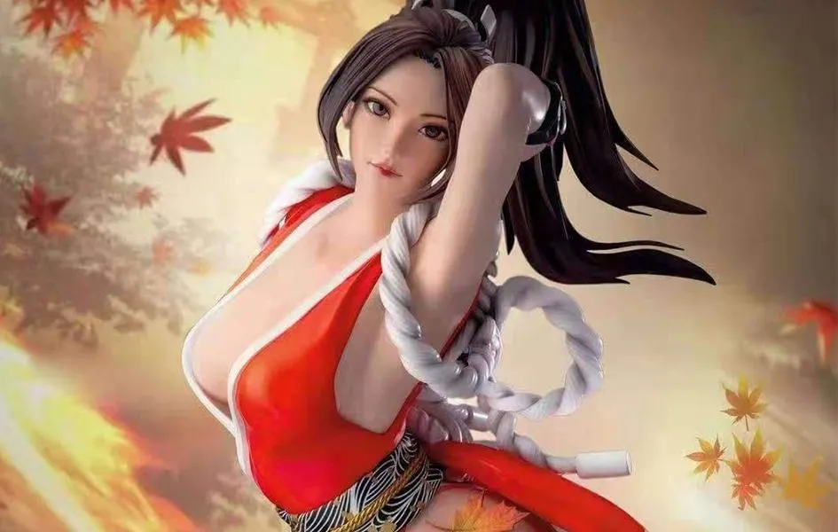 Gift For Him King Of Fighters Mai Shiranui Life-Size Statue