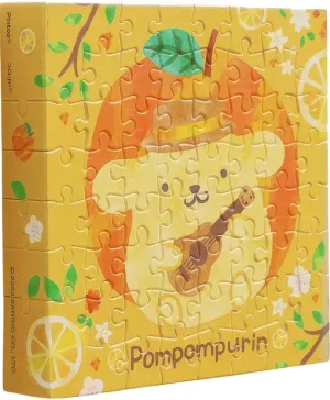 Pintoo HN1194??Pompompurin - Colorful Fruit Juice - Orange Pompompurin??56 Pieces Canvas Puzzle Movie Collectible Cultural Heritage