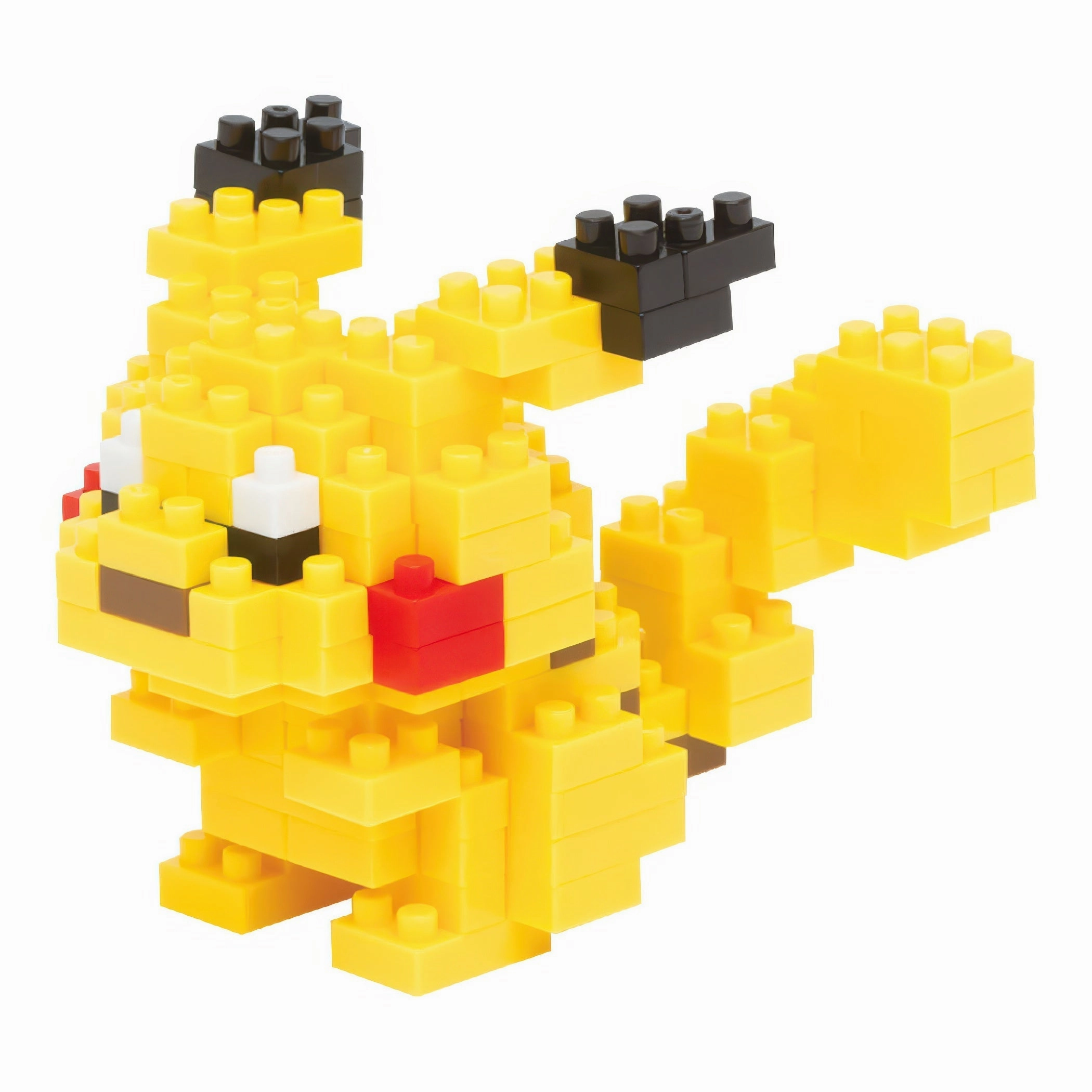 Kawada NBPM-001??Pokemon No.025 Pikachu??130 Pieces Mini Block Superhero Merchandise Birthday gift