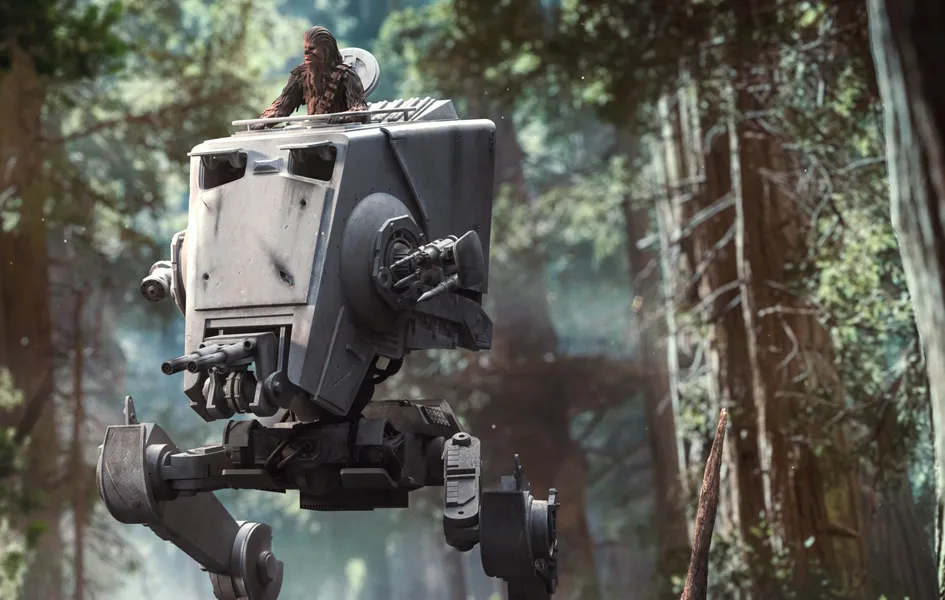 ROTJ - AT-ST and Chewbacca Demi Scale 1/20 Rustic style