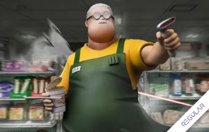 Sakamoto Days - Taro Sakamoto Art Scale 1/10 Digital Art Shelving Decoration