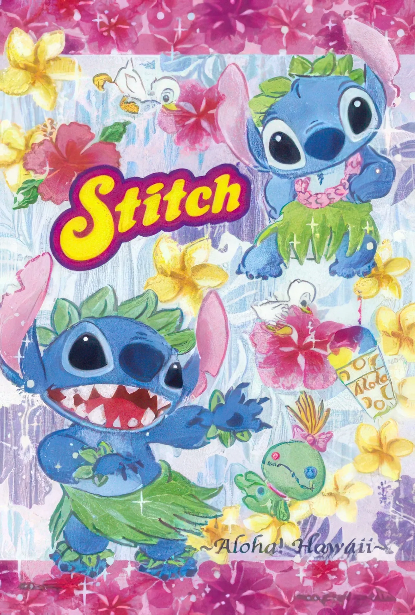 Yanoman 98-448??Aloha! Hawaii (Stitch)??204 Pieces Jigsaw Puzzle Celebrity Doll Silver Coated