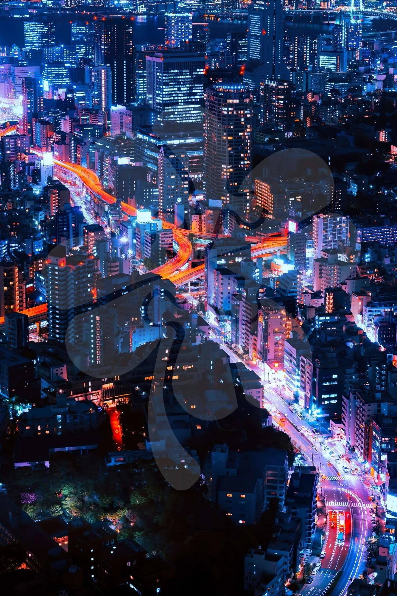 Character Toy Clover S10-004??City Nightlife??1000 Pieces Jigsaw Puzzle