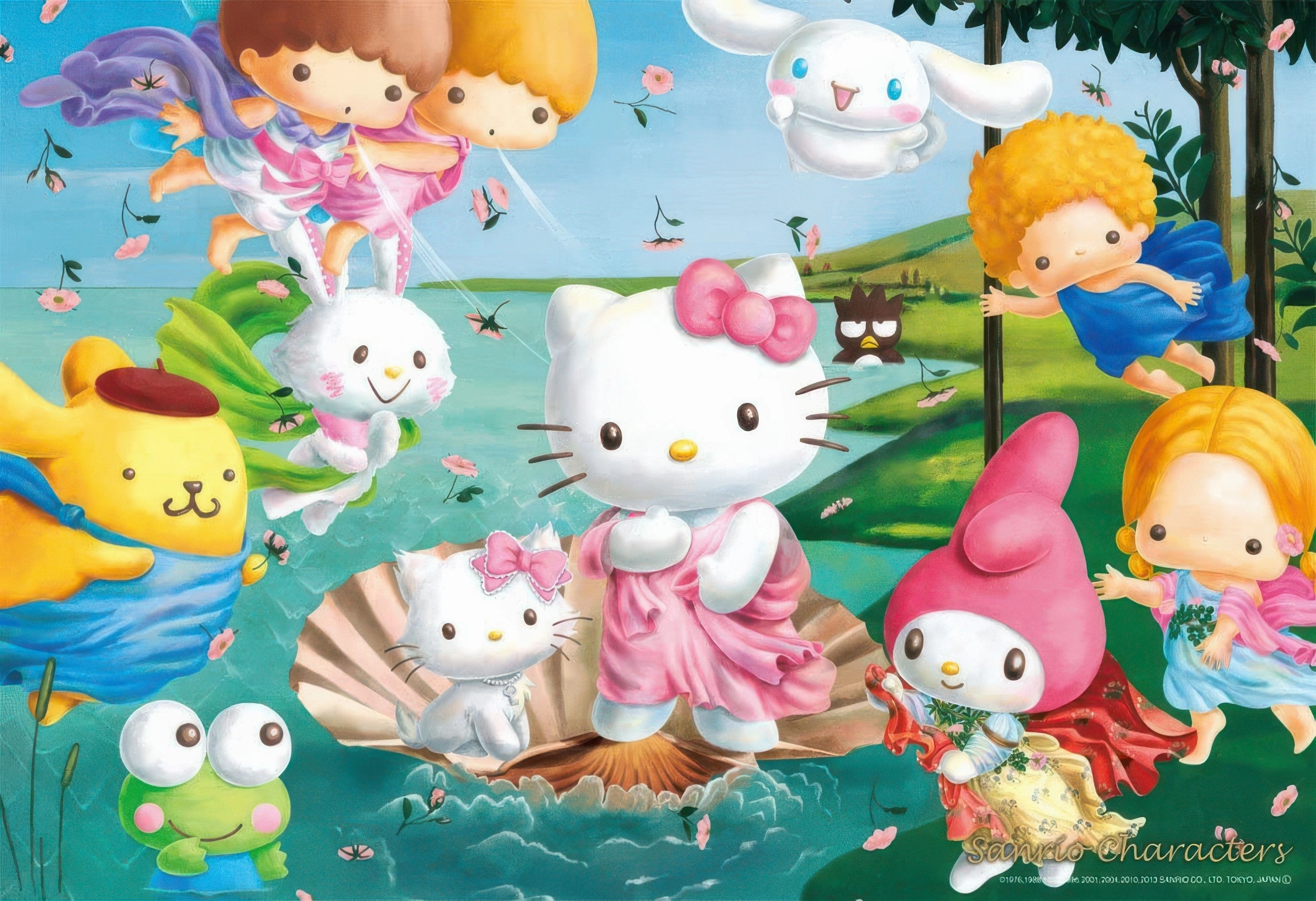 Beverly 31-411??Sanrio Characters: The Birth of Venus??1000 Pieces Jigsaw Puzzle Arctic Animal Anime Character