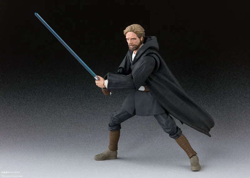 S.H.Figuarts Luke Skywalker Battle of Crait Ver. with Bonus Stand Themed Background