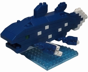 Daiso PB0086??Coelacanth??112 Pieces Mini Block Wild Animal