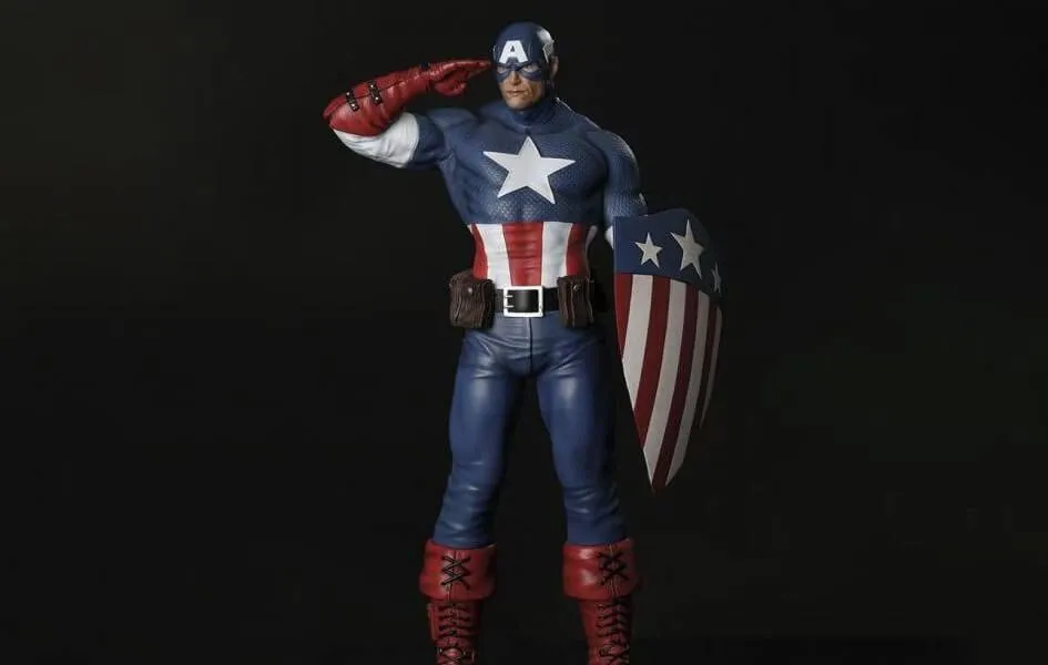 Captain America Sentinel Of Liberty  Statue Fantasy Character