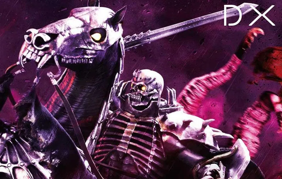 Mythological God Premium Hobby Skull Knight On Horseback DELUXE STATUE