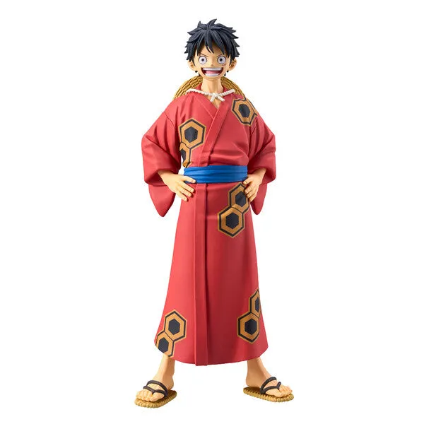 One Piece DXF Figure The Grandline Series Wano Country Monkey D. Luffy Yukata Ver. Licensed Product Domestic Pet