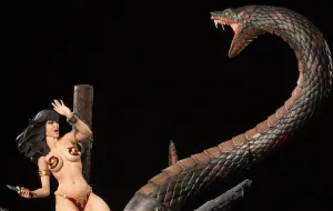 Established Maker Snake Diorama with Slave Girl 1/4 Scale EXCLUSIVE by ARH Studios