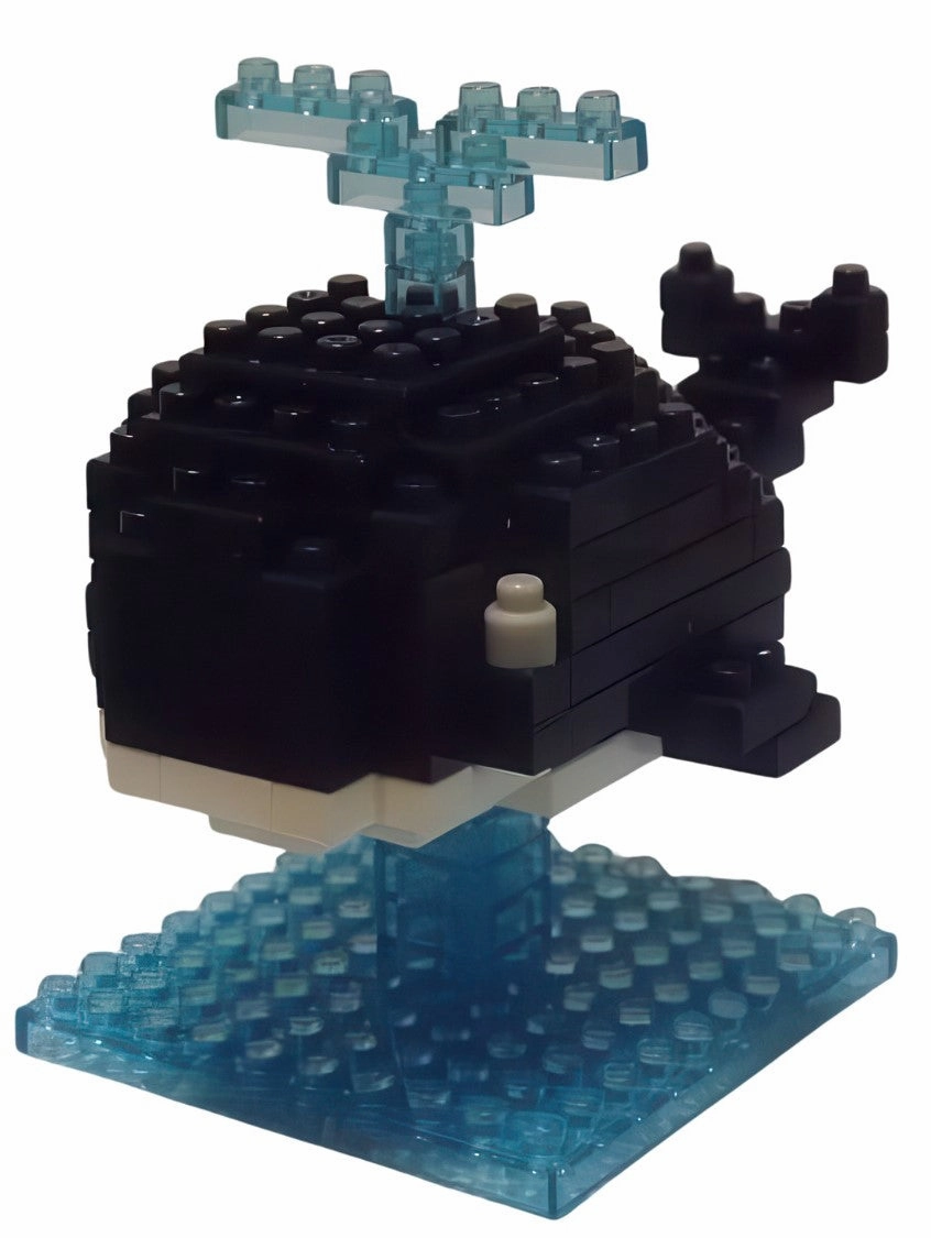 multicultural Daiso PB0023??Whale??105 Pieces Mini Block