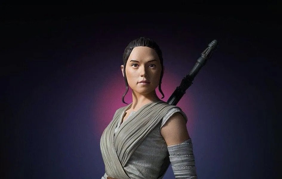 Star Wars Episode VII Rey Mini Bust Gentle Giant Designer Collectible Gallery Worthy