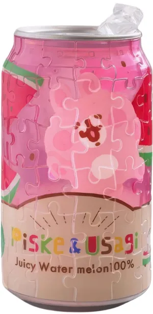 Pintoo CN1010??Kanahei's Small Animals - Cool Summer - Watermelon Juice??72 Pieces 3D Puzzle Missing Piece