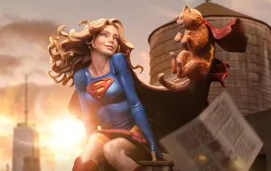 Chibi Showcase Supergirl 1/10 scale Statue Series #8