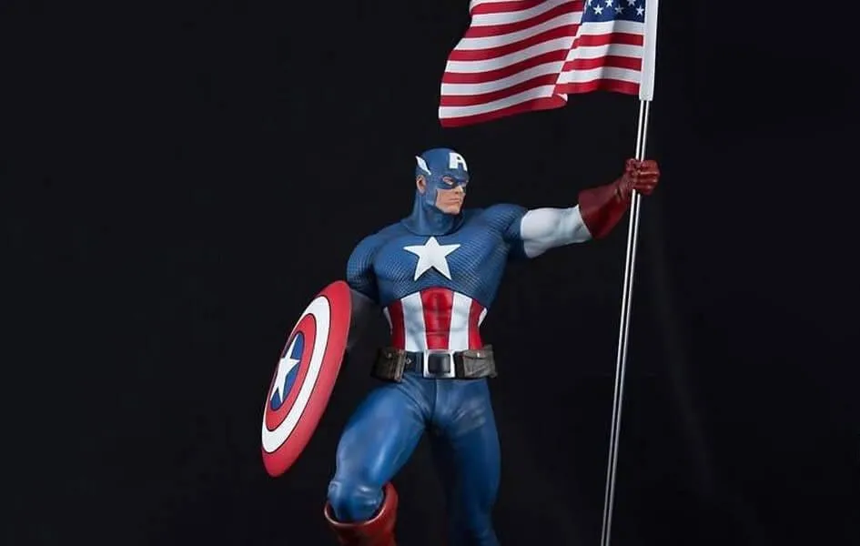 Captain America 1/4 Scale Statue WITH COIN Storytelling Prop