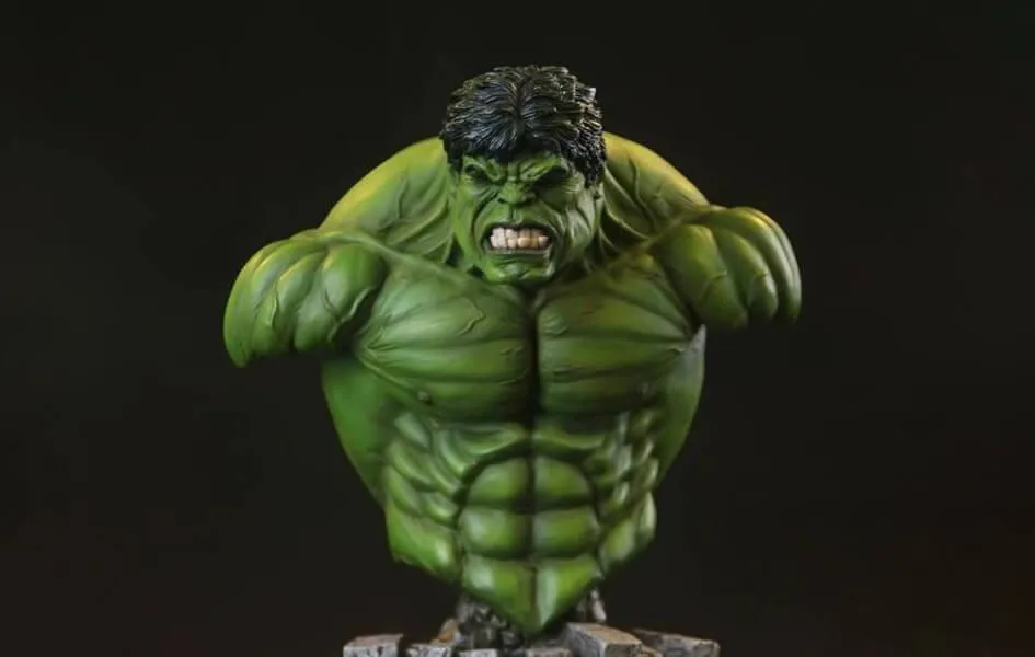 The Incredible Hulk 1/4 Scale Bust by XM STUDIOS Character Article Non toxic