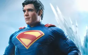 Painted Model PC Game Superman: Legacy - Superman & Krypto Art Scale 1/10