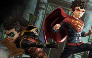 Superman Superboy & Robin Museum Statue Handicraft Item Inclusive Toy