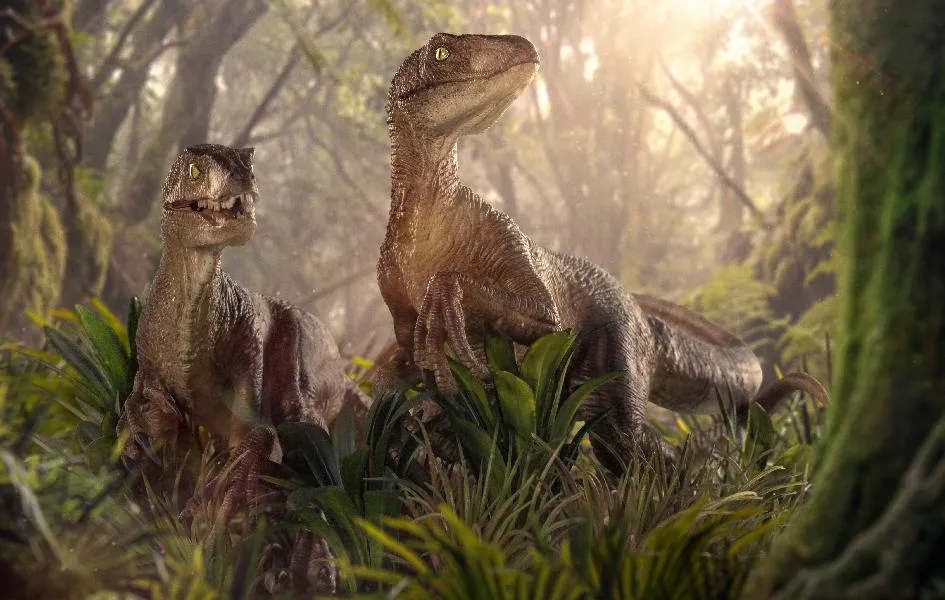 Jurassic Park - The Two Raptors Deluxe Art Scale 1/10 Collector's Market