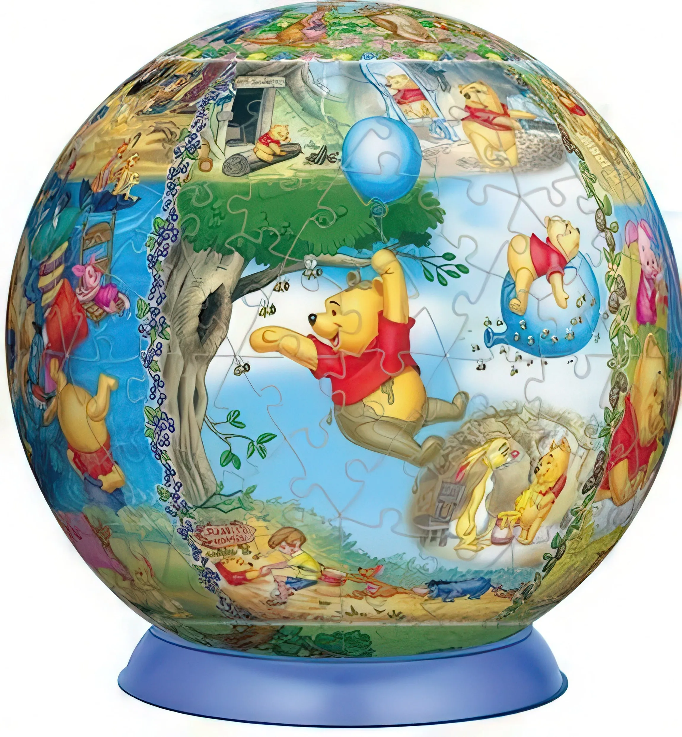 Anime Merchandise Yanoman 2096-209??Welcome to the 100 Acre Wood??960 Pieces 3D Puzzle