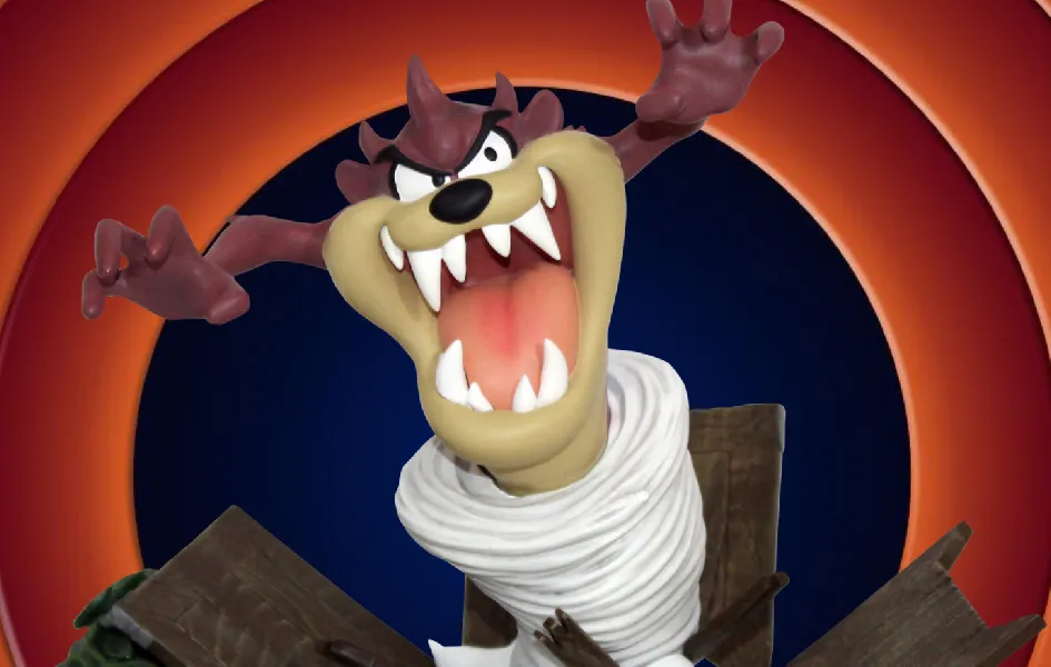 Superhero Showcase Cartoon Figure Tasmanian Devil 1/6 Scale Statue