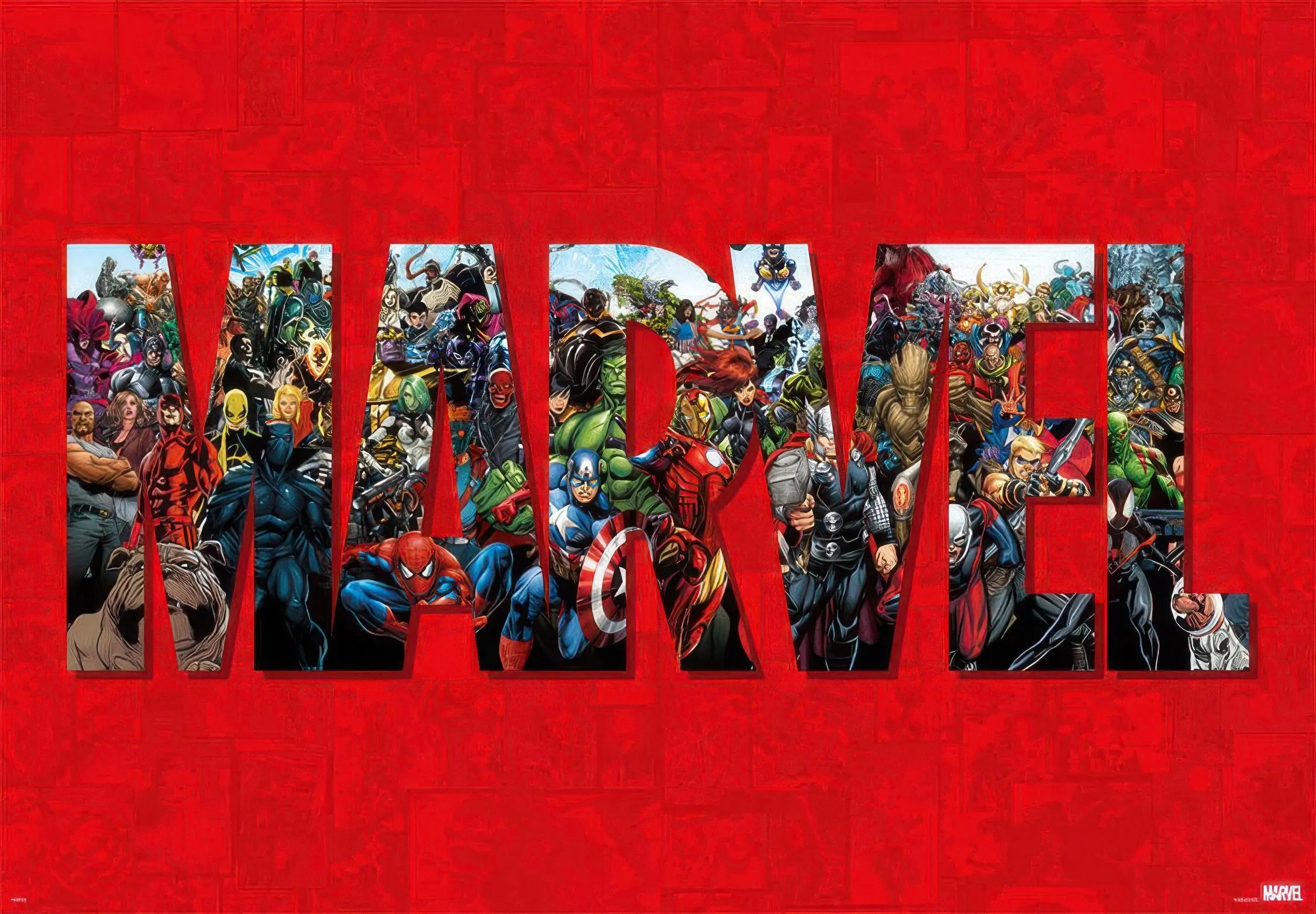 Tenyo R-1000-629??Marvel All Characters??1000 Pieces Jigsaw Puzzle Gaming Sculpture