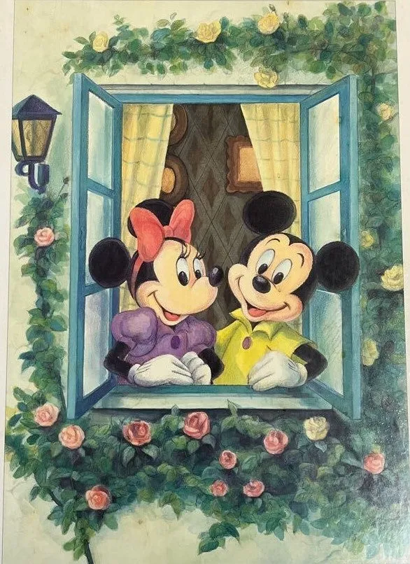 Tenyo D-1000-862A??Enveloped in the Scent of Roses??1000 Pieces Jigsaw Puzzle Character Object Factory Direct