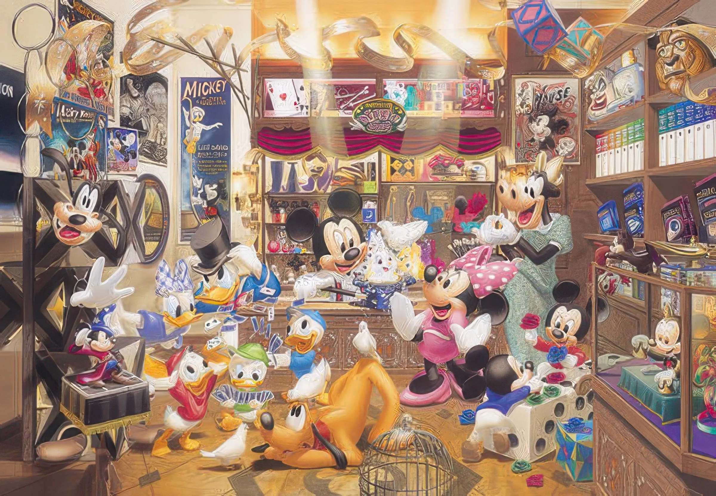 Tenyo D-2000-520??Magic Shop??2000 Pieces Jigsaw Puzzle Collector's Market