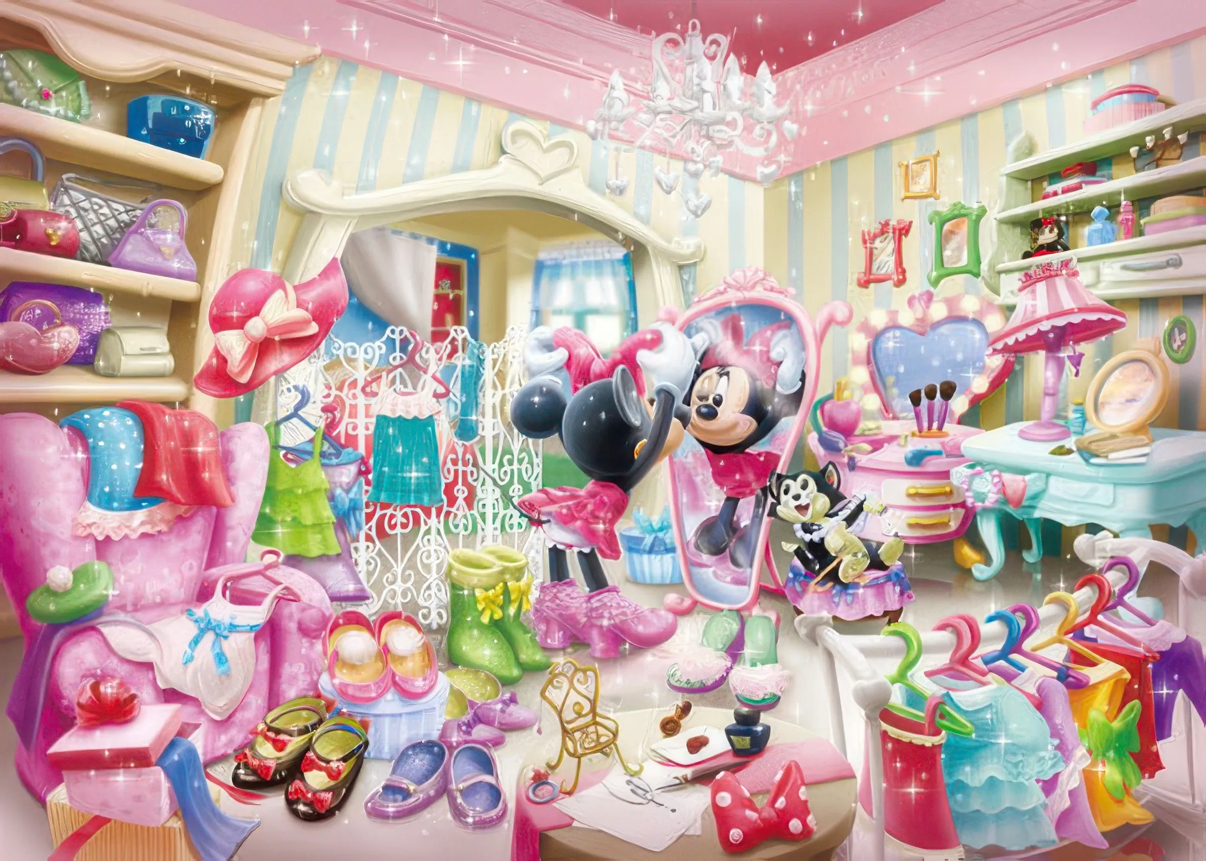 Tenyo D-500-425??Minnie's Fashion Room??500 Pieces Jigsaw Puzzle Collector's Market