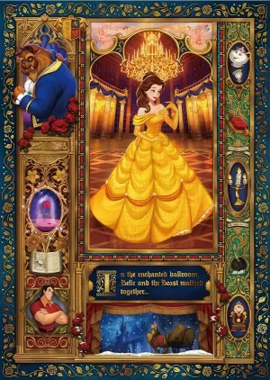 Pearlescent Shine Action Showcase Tenyo D-500-688??Beauty and the Beast??500 Pieces Jigsaw Puzzle