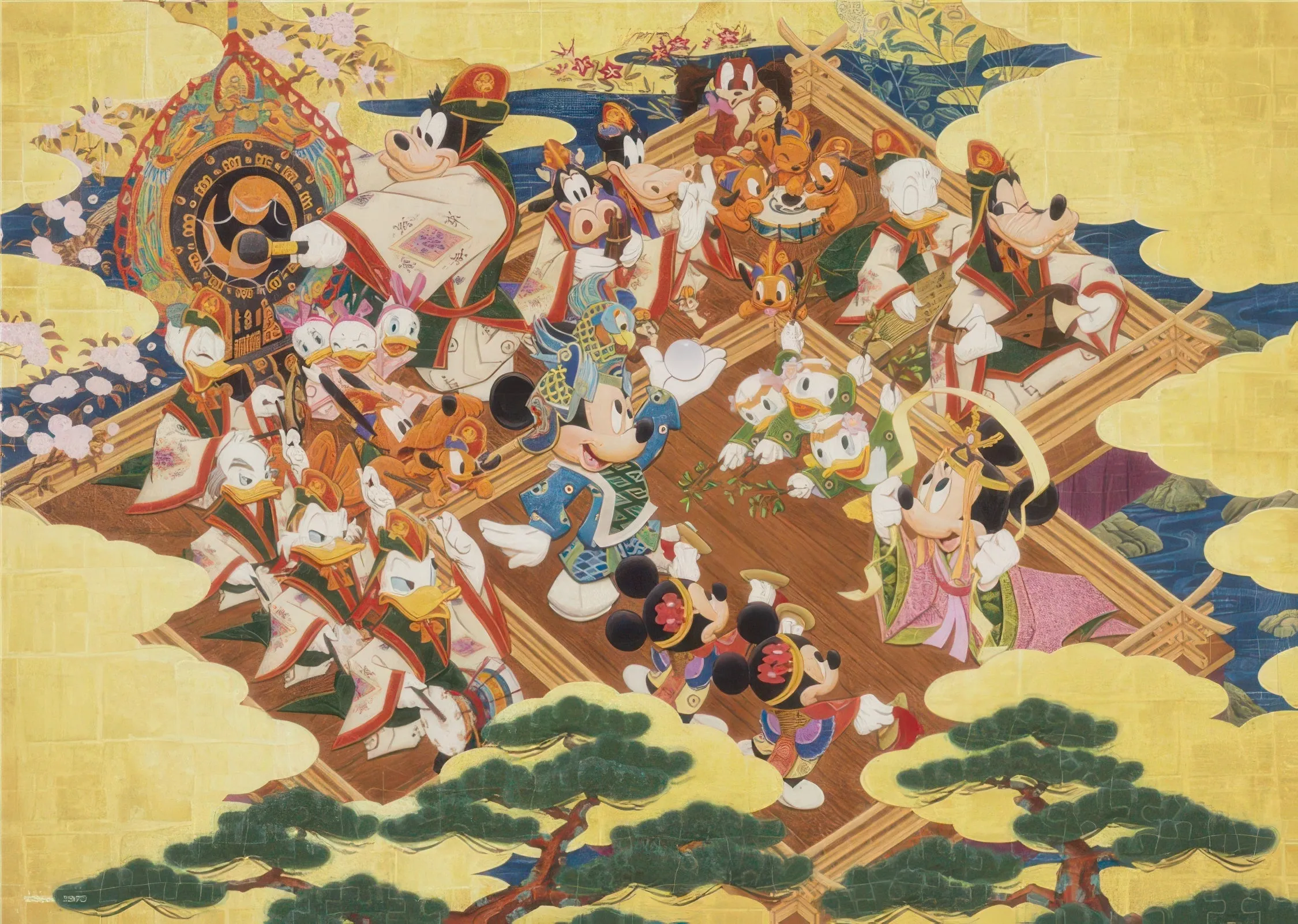 Tenyo D-500-700??Song and Dance??500 Pieces Jigsaw Puzzle Oceanic Art