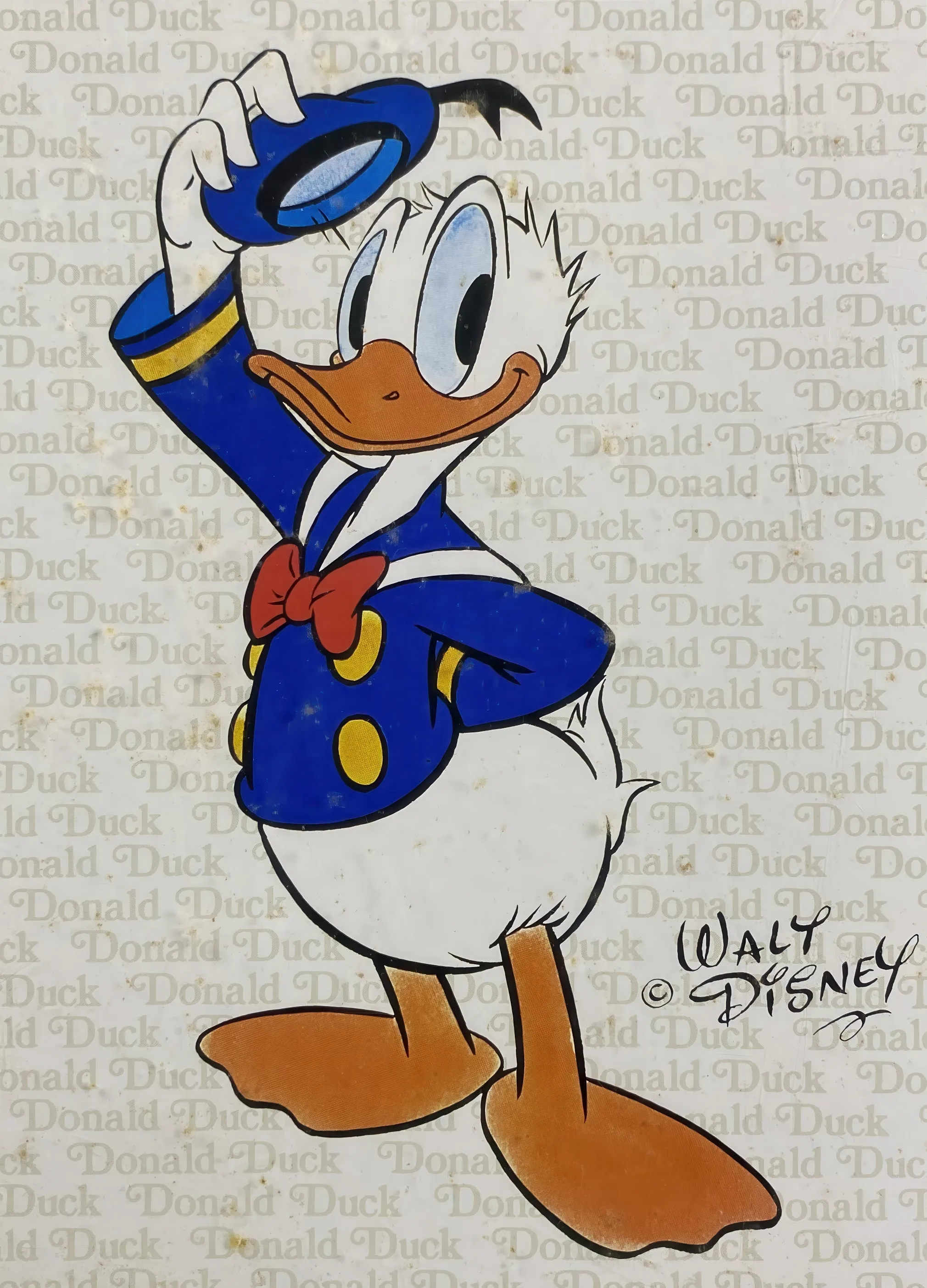 Tenyo D-500-802??Donald Duck??500 Pieces Jigsaw Puzzle Collecting Community Hallway Display