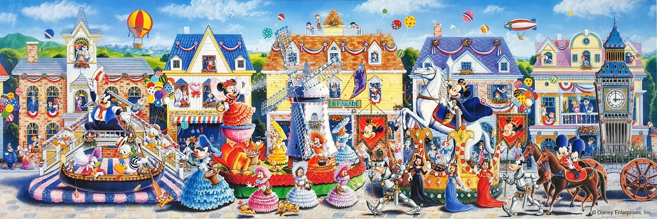 Tenyo D-950-555??Flower Festival??950 Pieces Jigsaw Puzzle Christmas Ornament