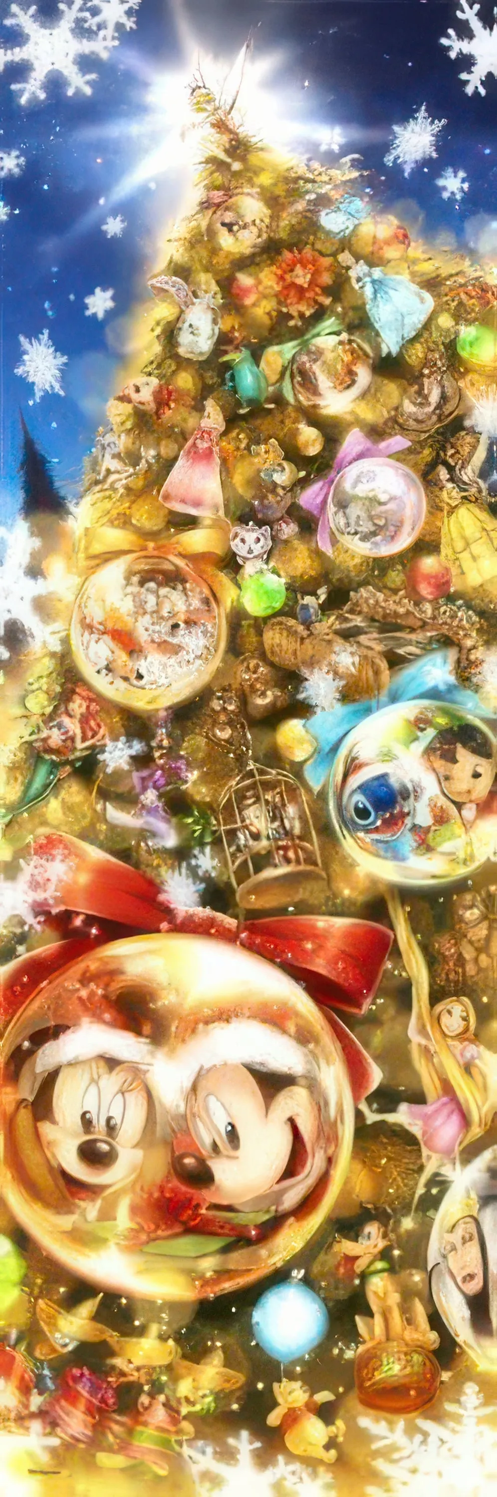 Tenyo D-950-596??Brilliant Tree??950 Pieces Jigsaw Puzzle Rubber Toy Vintage Collectible