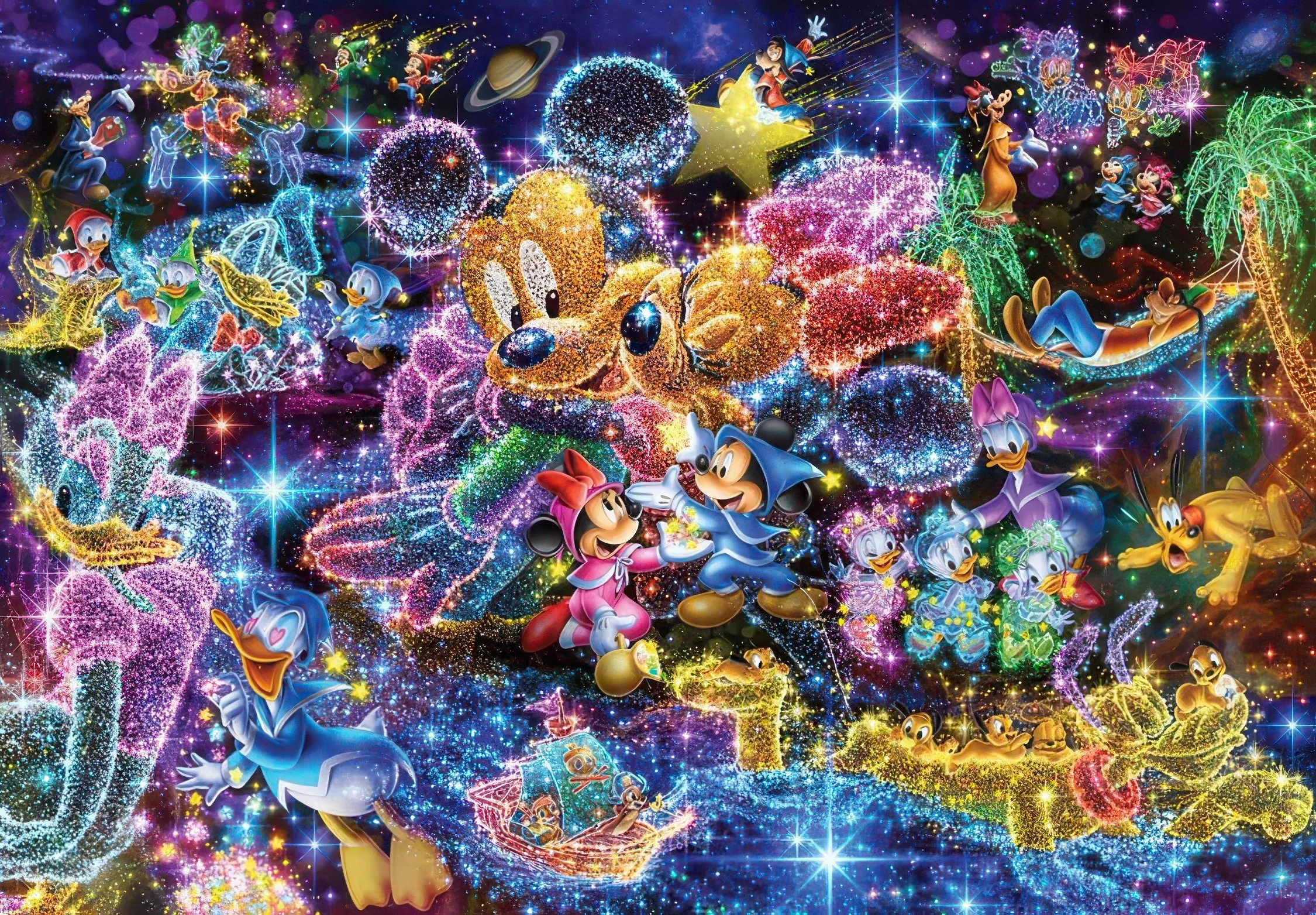 Action Pose Action Unit Tenyo DS-1000-771??When You Wish Upon a Star...??1000 Pieces Jigsaw Puzzle