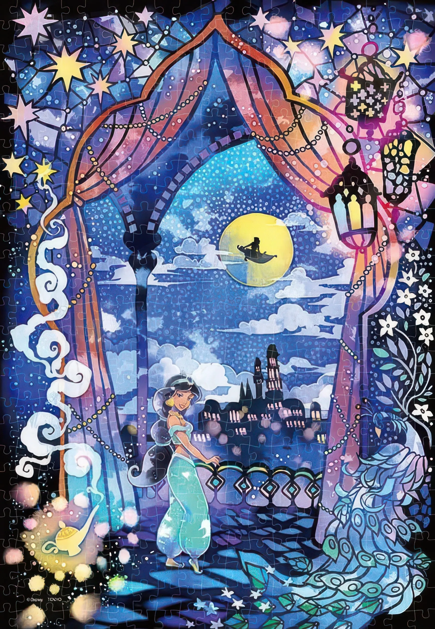 Multi Pack Tenyo DSG-500-639??Disney Feeling Free... (Aladdin)??500 Pieces Jigsaw Puzzle