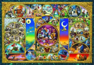Special Color Tenyo DW-1000-260??Disney Character World??1000 Pieces Jigsaw Puzzle