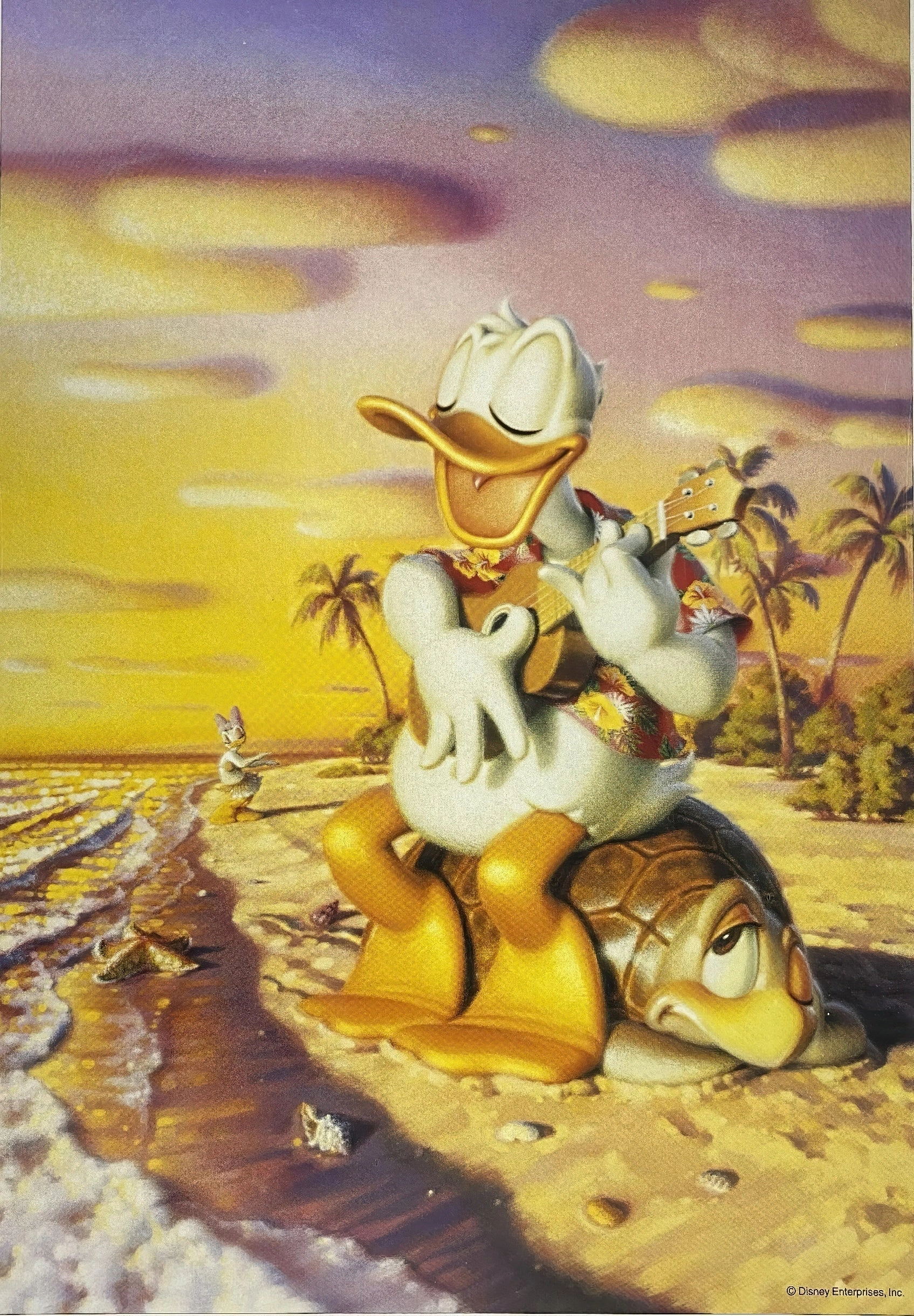 Tenyo D-1000-159??Donald's Hawaiian Holiday??1000 Pieces Jigsaw Puzzle Collection Item Miniature Article