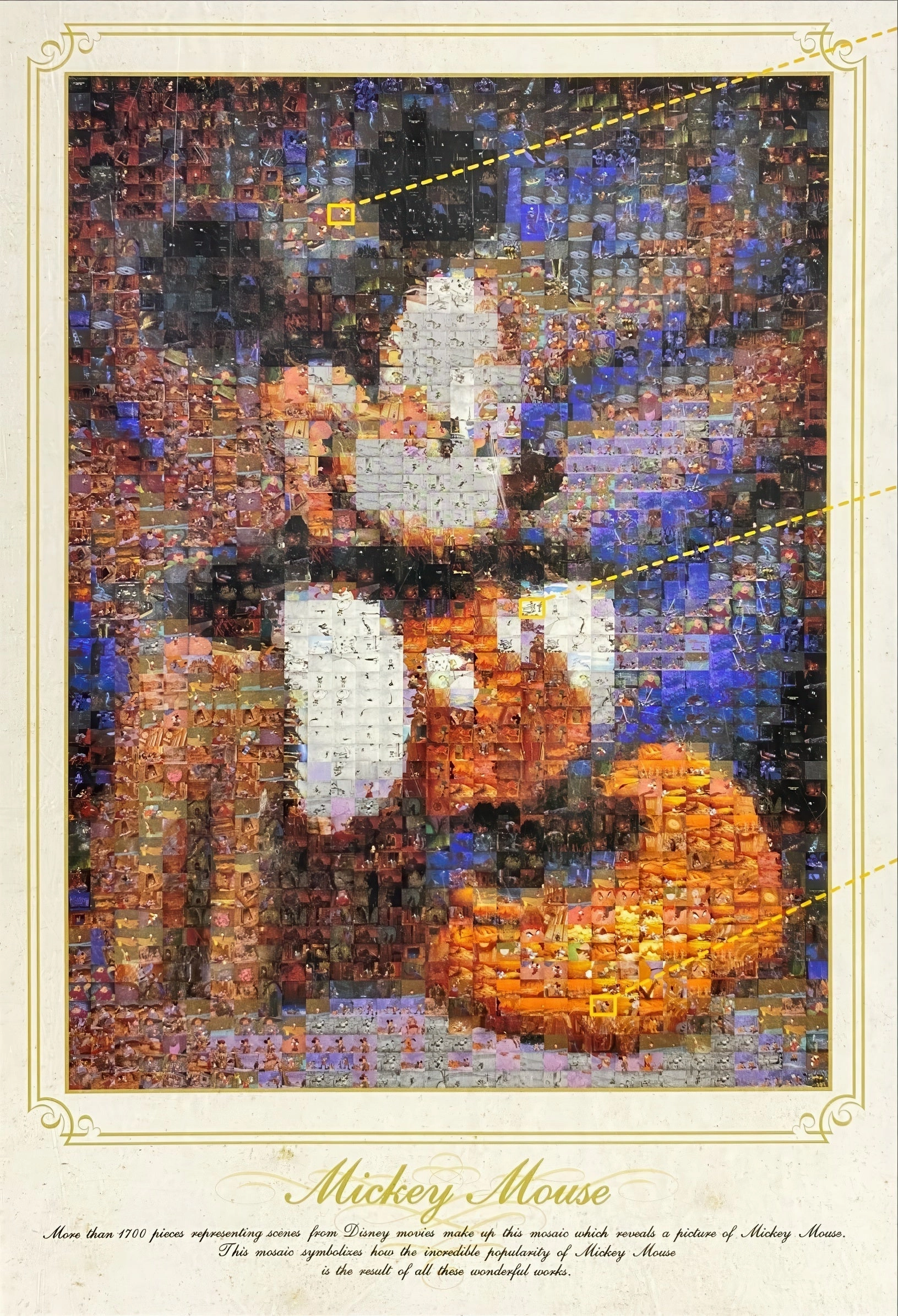 Amateur Hobby Viking Statue Tenyo D-1000-176??Mickey Mouse Fantasy??1000 Pieces Jigsaw Puzzle