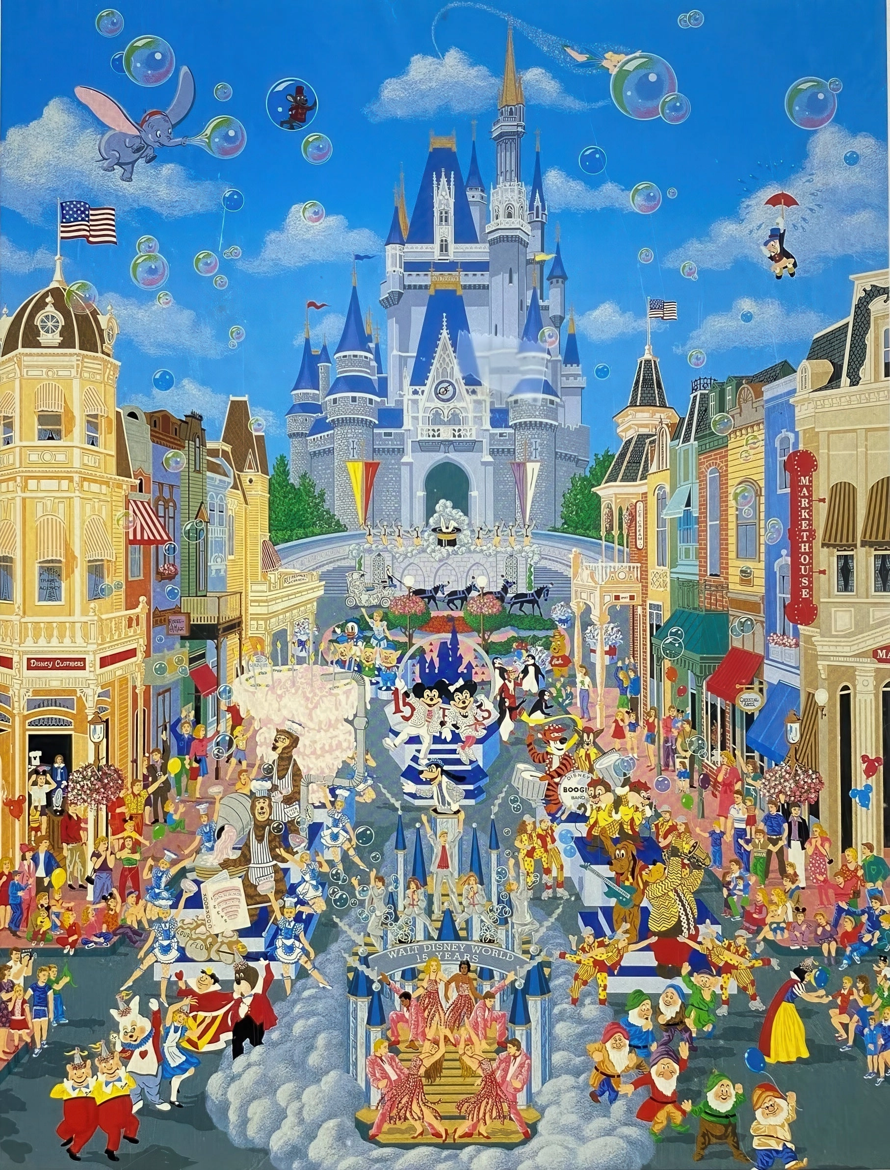 Art Display Spacecraft Model Tenyo D-1000-202M??Kent 15th Anniversary of Walt Disney World??1000 Pieces Jigsaw Puzzle