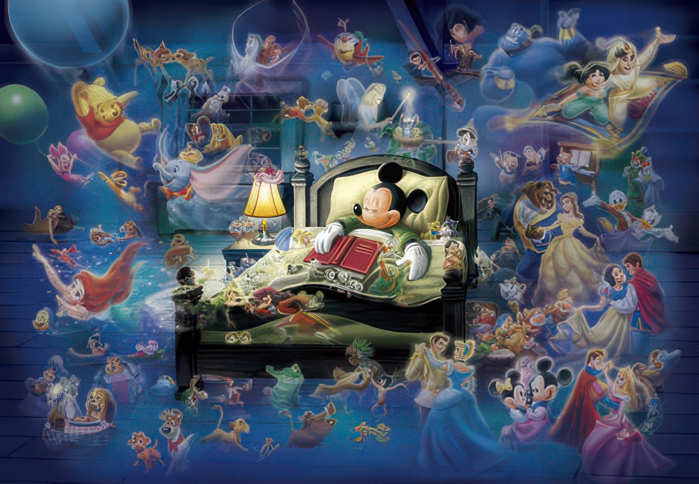 Tenyo D-1000-316??Mickey's Dream Fantasy??1000 Pieces Jigsaw Puzzle Art Product Global Appeal