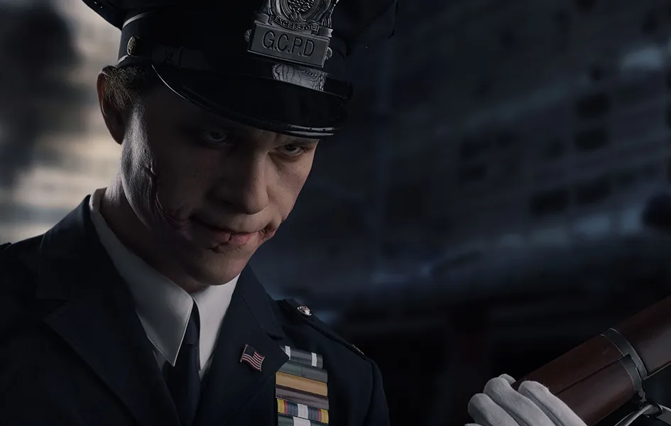 The Joker (Police Uniform) Life-Size Bust Chibi Statue