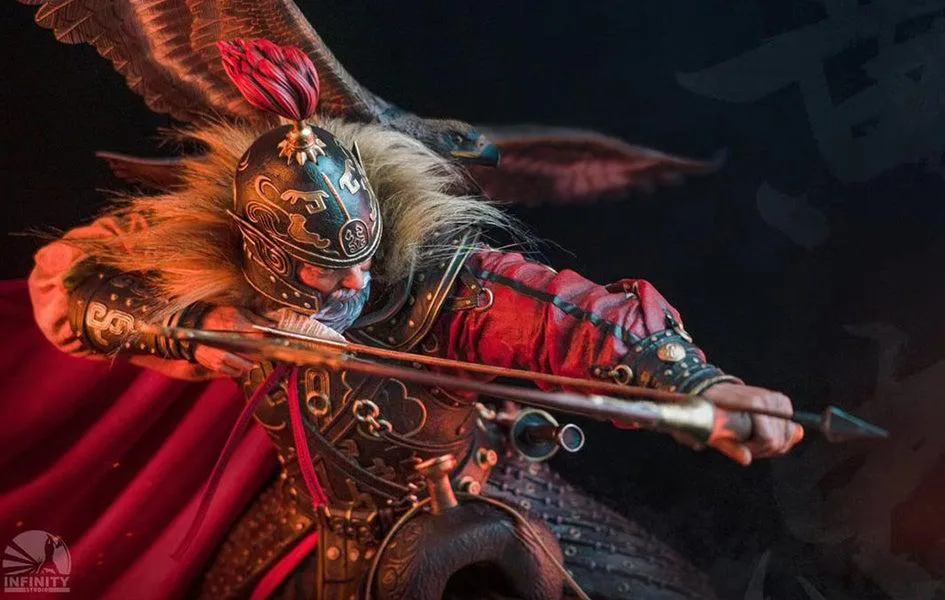 Pewter Figure 3 Kingdoms 5 Tiger Generals Huang Zhong