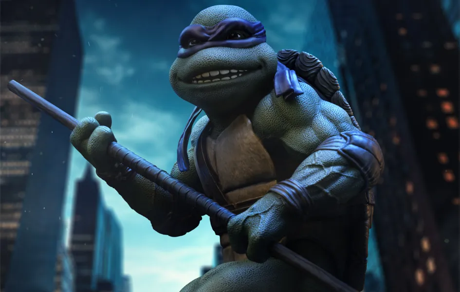 Rarity Value Movie Creation TMNT (1990) - Donatello Art Scale 1/10